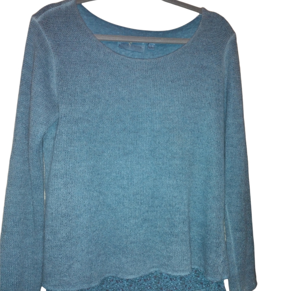 Belle france womens size small sweater